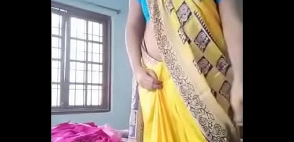  Swathi naidu latest videos while shooting dress change part -5